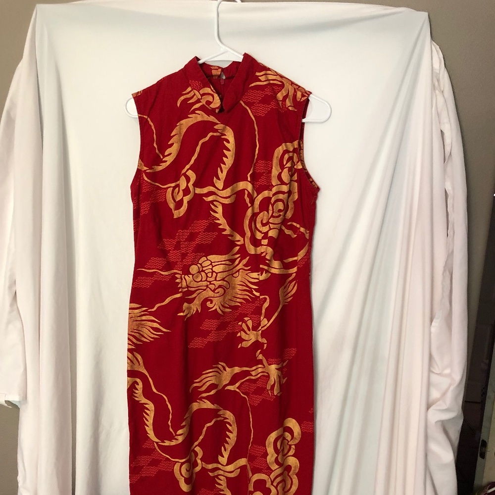 Sig Zane Red Dragon Dress